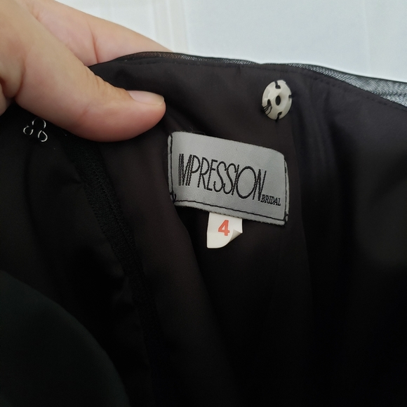 Strapless black prom/bridesmaid dress - Picture 4 of 6